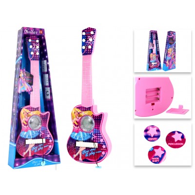 Rock Girls Royals Plastic Toy Guitar   